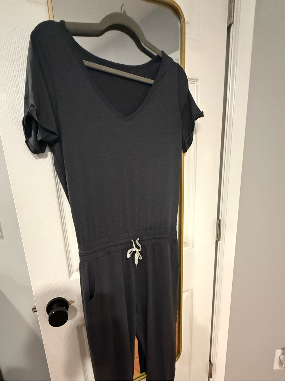 Vuori Women’s Slate Gray Jumpsuit Romper